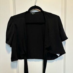 Front Tie Black Top